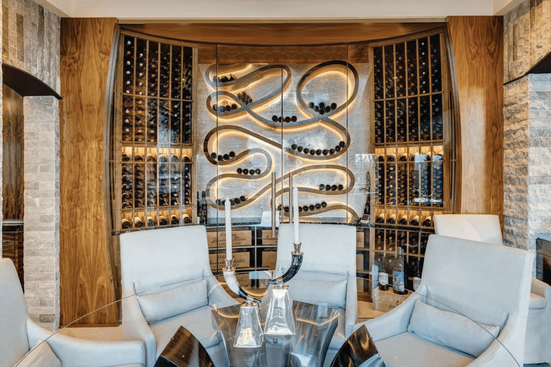 Dramatic Wine Cellar Lighting - Amarillo